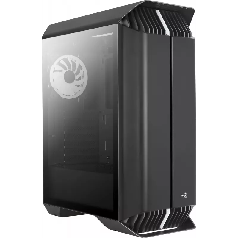 Aerocool GLADIATOR DUO ATX herná skriňa 3x ARGB 12cm ventilátory, Midi Tower, PC, čierna, ATX, micro ATX, Mini-ITX, ABS, SPCC, Gaming