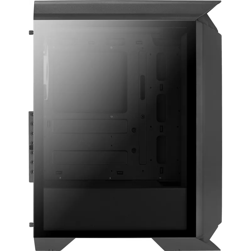 Aerocool GLADIATOR DUO ATX herná skriňa 3x ARGB 12cm ventilátory, Midi Tower, PC, čierna, ATX, micro ATX, Mini-ITX, ABS, SPCC, Gaming