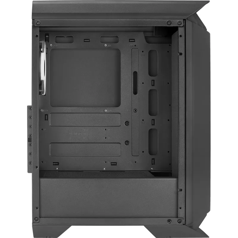 Aerocool GLADIATOR DUO ATX herná skriňa 3x ARGB 12cm ventilátory, Midi Tower, PC, čierna, ATX, micro ATX, Mini-ITX, ABS, SPCC, Gaming