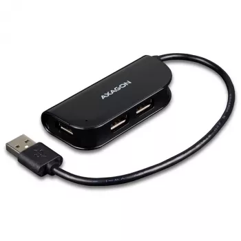 Axagon HUE-X4B Schnittstellen-Hub USB 2.0 480 Mbit/s čierna