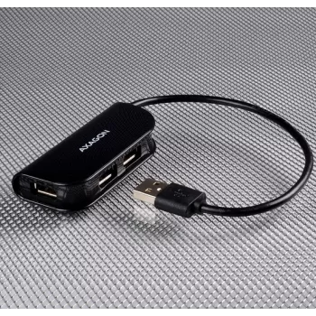 Axagon HUE-X4B Schnittstellen-Hub USB 2.0 480 Mbit/s čierna