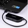 Axagon HUE-X4B Schnittstellen-Hub USB 2.0 480 Mbit/s čierna