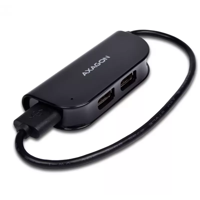 Axagon HUE-X4B Schnittstellen-Hub USB 2.0 480 Mbit/s čierna