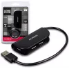 Axagon HUE-X4B Schnittstellen-Hub USB 2.0 480 Mbit/s čierna
