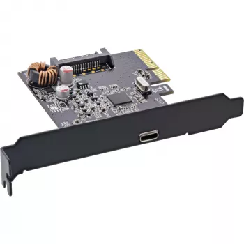 Rozhraniová karta InLine 76660F, PCIe x4, USB 3.2 Gen 2x2 (20 Gb/s), 1x USB-C, nízkoprofilová
