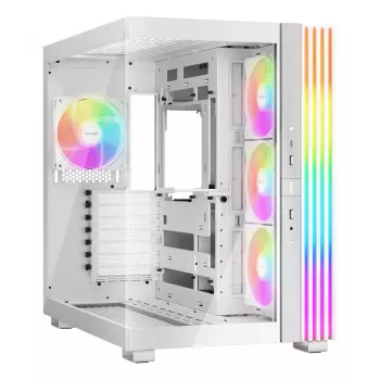 PC skriňa be quiet! LIGHT BASE 600 LX biela Midi Tower — ATX, bočné okno, ARGB predná časť, USB-C, podpora 360 mm radiátora