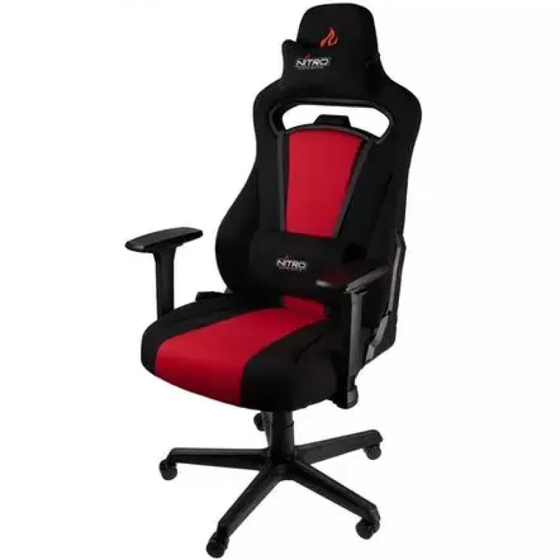 Čalúnené sedadlo Nitro Concepts E250 čierna červená výškovo nastaviteľné