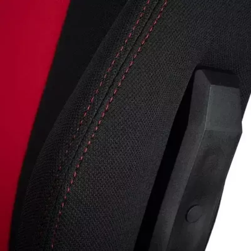 Čalúnené sedadlo Nitro Concepts E250 čierna červená výškovo nastaviteľné