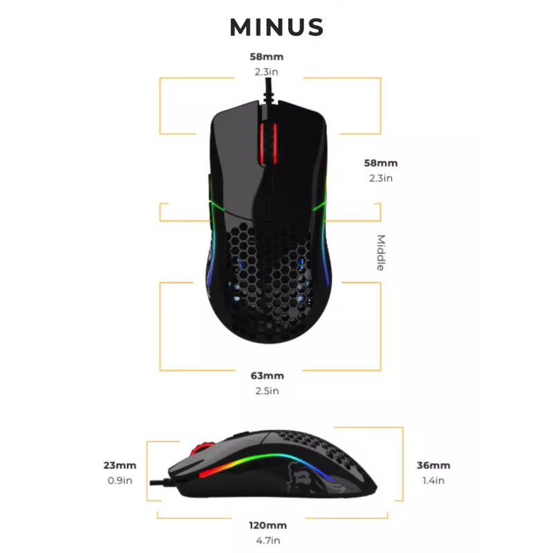 Glorious Gaming Glorious Model O- myš Glossy (čierna)