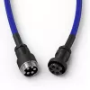 Spirálový kábel USB GLORIOUS pre mechanické klávesnice, GMMK Cobalt Blue GLO-KB-ACC-CBL-COIL-CBLU