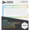 Klávesnicové keycaps Triton Glorious Doubleshot Keycaps V2 — ABS, biela, kompatibilné s GMMK
