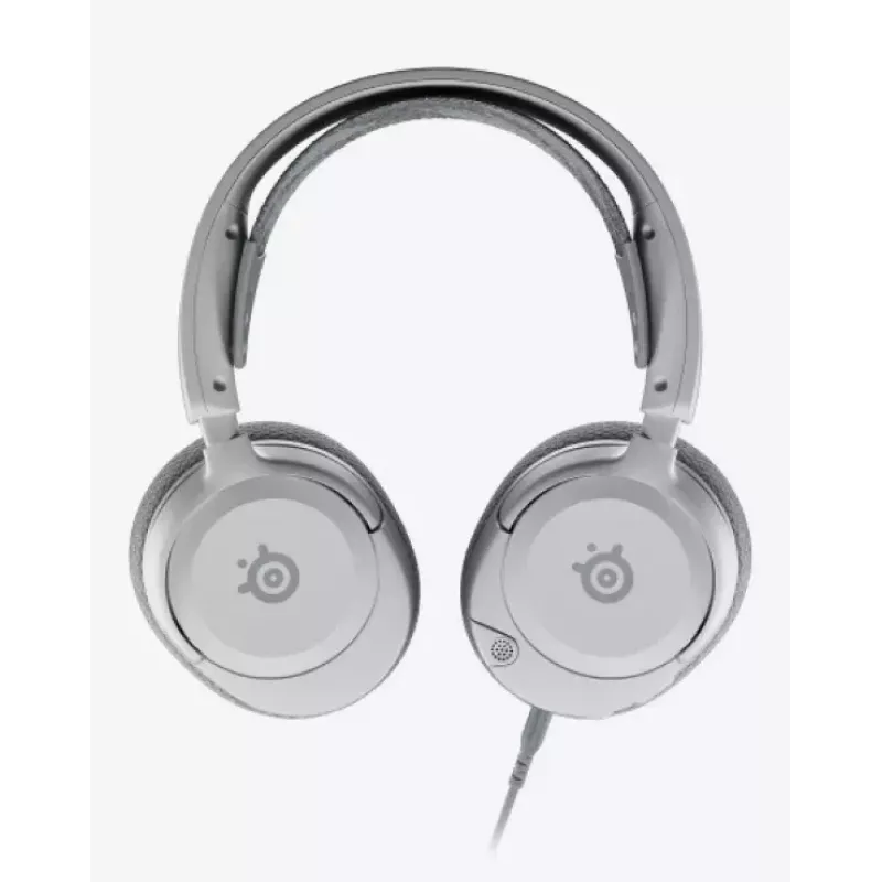 SteelSeries Arctis Nova 1 61607 drôtový herný headset, 3,5 mm jack, mikrofón na ramienku, biely