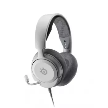 Headset STEELSERIES Arctis Nova 1 káblový 3,5 mm, binaurálny, biela, 1,2 m kábel, odnímateľný, mikrofón na oblúku