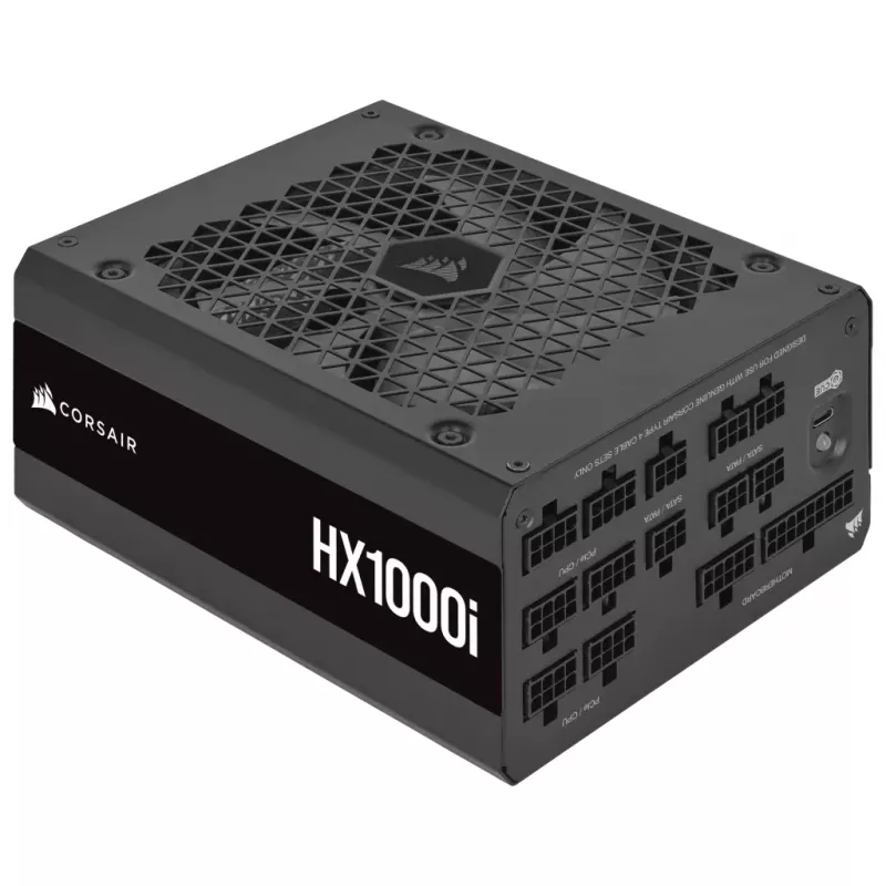 CORSAIR napájací zdroj - 1000 Watt - Hx1000i - Fully Modular Ultra-low Noise Platinum ATX PC (EU)