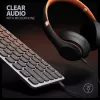 Axagon HMC-KB-US, USB 5Gbps hub s klávesnicou, HDMI 4K/60Hz, 3x USB-A, SD/mSD, audio, PD 100, US rozloženie