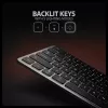 Axagon HMC-KB-US, USB 5Gbps hub s klávesnicou, HDMI 4K/60Hz, 3x USB-A, SD/mSD, audio, PD 100, US rozloženie