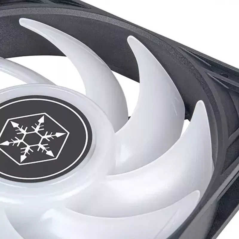 Ventilátor Silverstone VISTA 120 ARGB 12 cm čierny 2000 RPM FDB