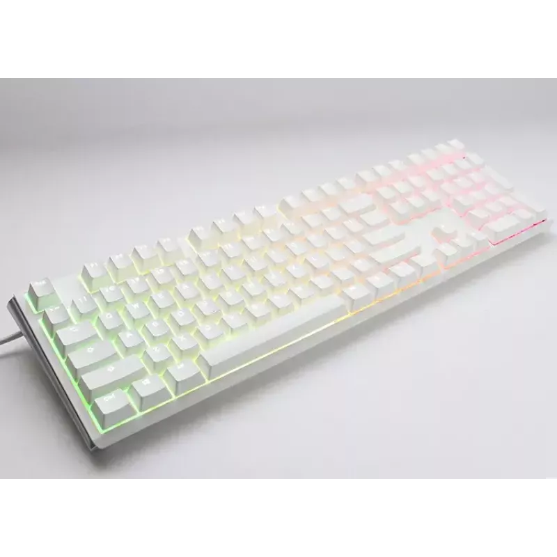 Ducky One 3 Classic klávesnica Gaming USB US English biela mechanická RGB