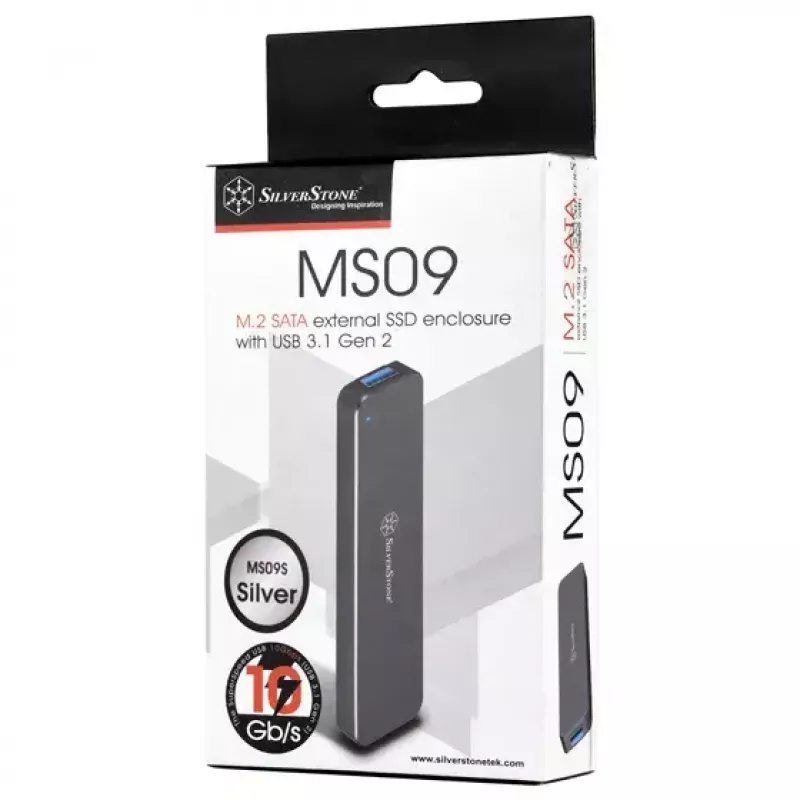 SSD puzdro Silverstone MS09