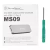 SSD puzdro Silverstone MS09