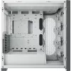 CORSAIR iCUE 5000X RGB - Tempered Glass Mid-Tower ATX PC Smart Case - biela