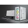CORSAIR iCUE 5000X RGB - Tempered Glass Mid-Tower ATX PC Smart Case - biela