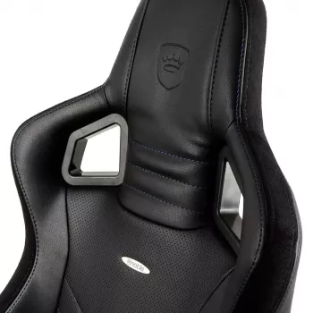 Herná stolička noblechairs EPIC čalúnené sedadlo čierna 120 kg