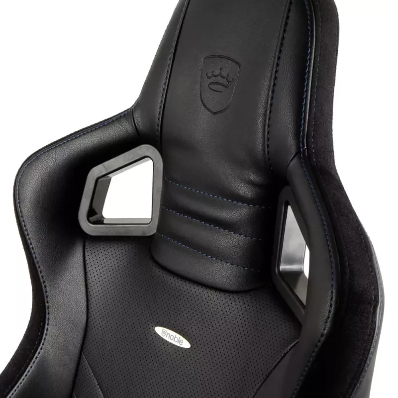 noblechairs EPIC NBL-PU-BLU-002 herná stolička, čierna/modrá