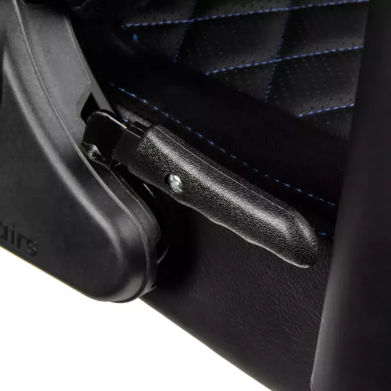 noblechairs EPIC NBL-PU-BLU-002 herná stolička, čierna/modrá