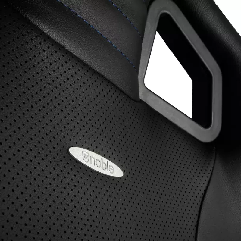noblechairs EPIC NBL-PU-BLU-002 herná stolička, čierna/modrá