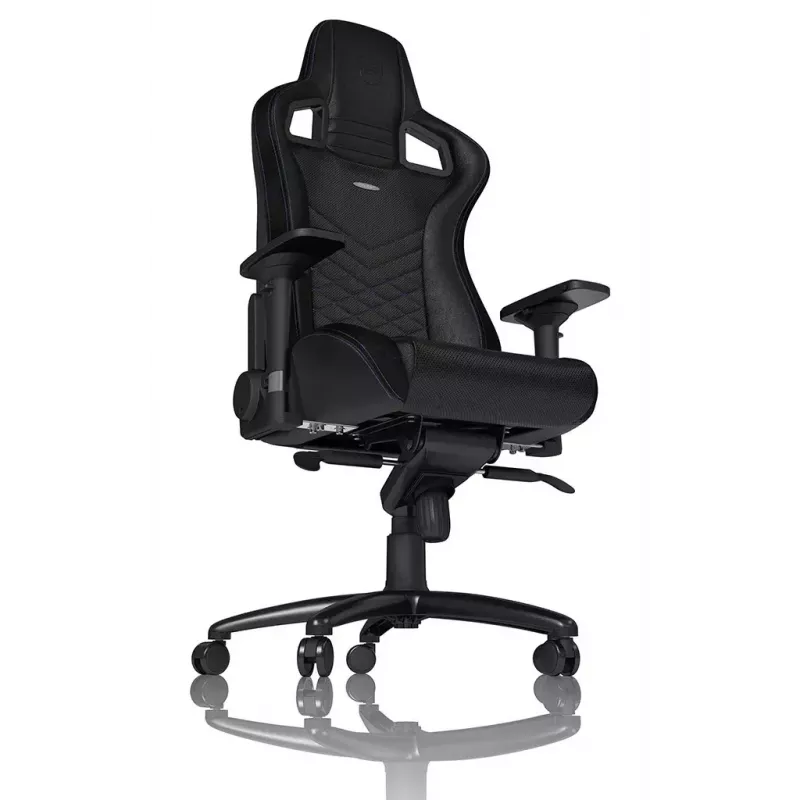 noblechairs EPIC NBL-PU-BLU-002 herná stolička, čierna/modrá