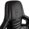 noblechairs EPIC NBL-PU-BLU-002 herná stolička, čierna/modrá