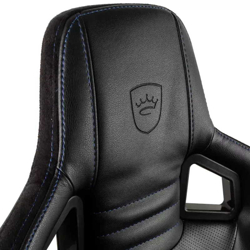 noblechairs EPIC NBL-PU-BLU-002 herná stolička, čierna/modrá
