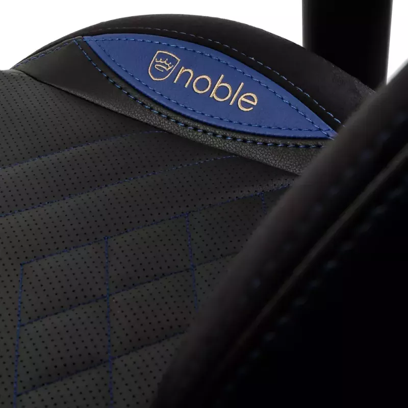 noblechairs EPIC NBL-PU-BLU-002 herná stolička, čierna/modrá