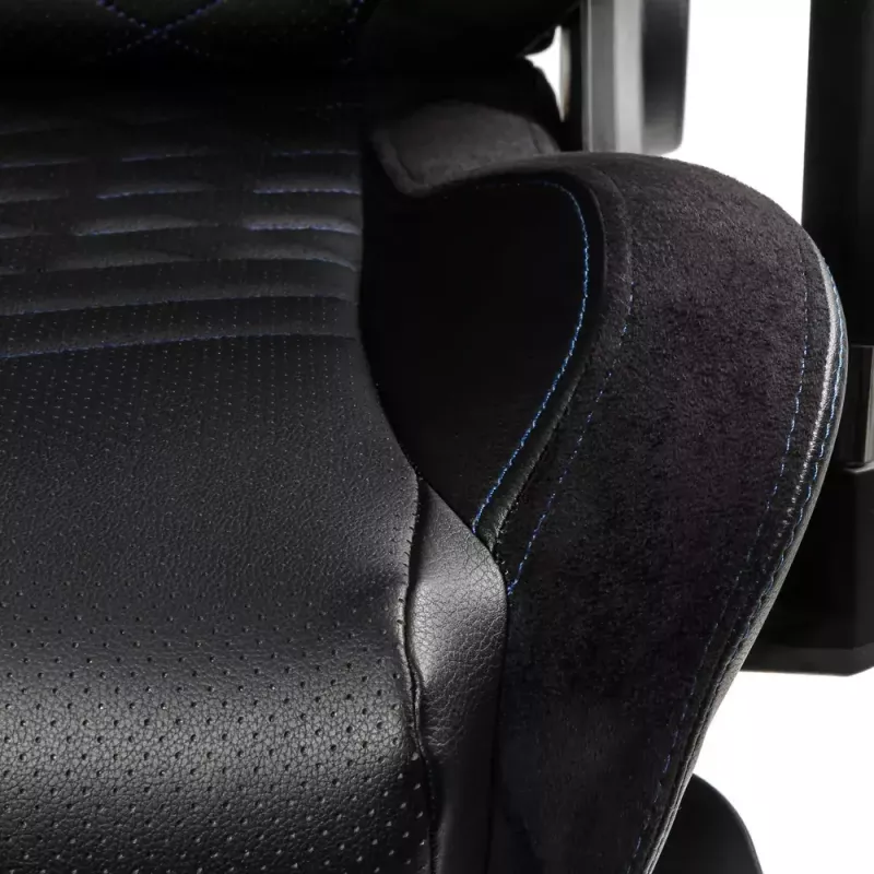 noblechairs EPIC NBL-PU-BLU-002 herná stolička, čierna/modrá