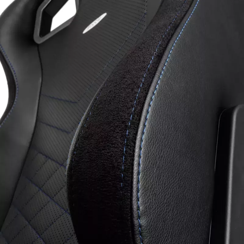 noblechairs EPIC NBL-PU-BLU-002 herná stolička, čierna/modrá