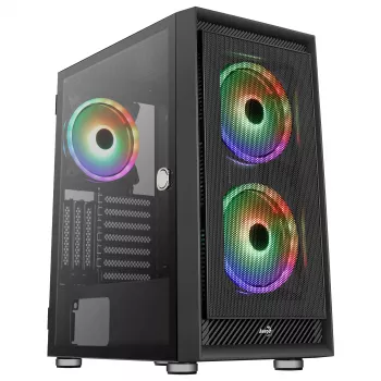 Aerocool GRAPHITEV3 počítačová skriňa 3 ARGB 14 cm ventilátory