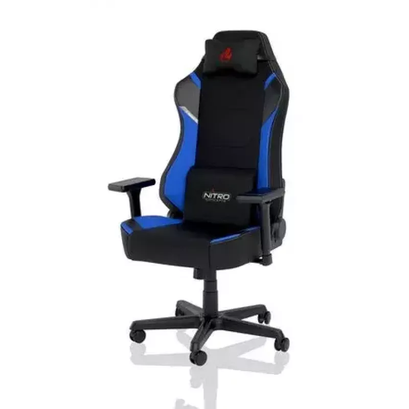 Nitro Concepts X1000 NC-X1000-BB herné kreslo na PC, čalúnené sedadlo, čierna/modrá (Galactic Blue)