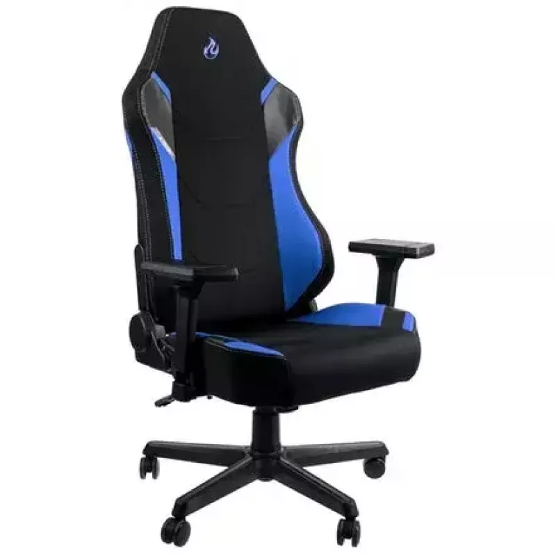 Nitro Concepts X1000 NC-X1000-BB herné kreslo na PC, čalúnené sedadlo, čierna/modrá (Galactic Blue)