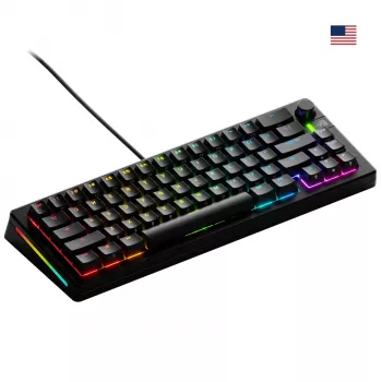 Mechanická herná klávesnica GLORIOUS GMMK 3 65% káblová USB, QWERTY US, RGB, čierna