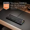 Glorious GMMK 3 65% prispôsobiteľná herná klávesnica GLO-KB-GMMK3-65-PB-FOX-W-BLK-US, pre-built, drôtová, spínače Fox, ANSI US, čierna