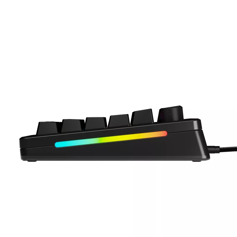 Glorious Gaming GMMK 3 PRO 75% Prebuilt Wired čierna - US, káblová, USB, mechanická, QWERTY, RGB LED, čierna