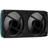 Aerocool ASTRO24 Dual Fan PC 12cm ARGB LED antivibračná podpora čierna