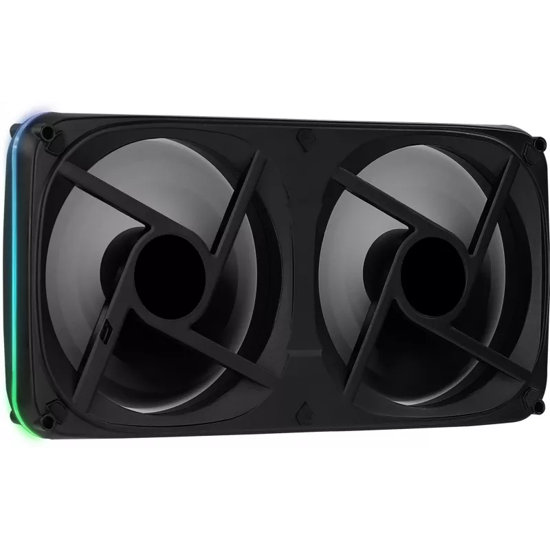 Aerocool ASTRO24 Dual Fan PC 12cm ARGB LED antivibračná podpora čierna