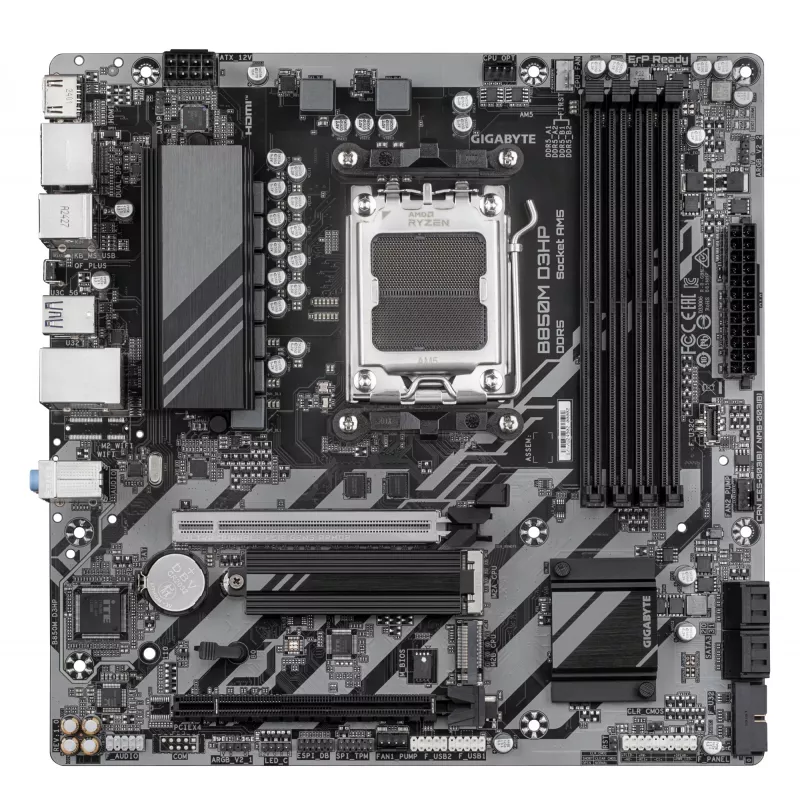 Základná doska GIGABYTE B850M D3HP, AMD B850, AM5, Micro ATX