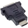 InLine HDMI na DVI adaptér konektor samec / 24+1 konektor samica pozlátený, 4K2K