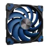 Ventilátor Akasa ALUCIA SC chladič procesora 14 cm čierny modrý hydrodynamické klzné ložisko