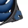 Ventilátor Akasa ALUCIA SC chladič procesora 14 cm čierny modrý hydrodynamické klzné ložisko