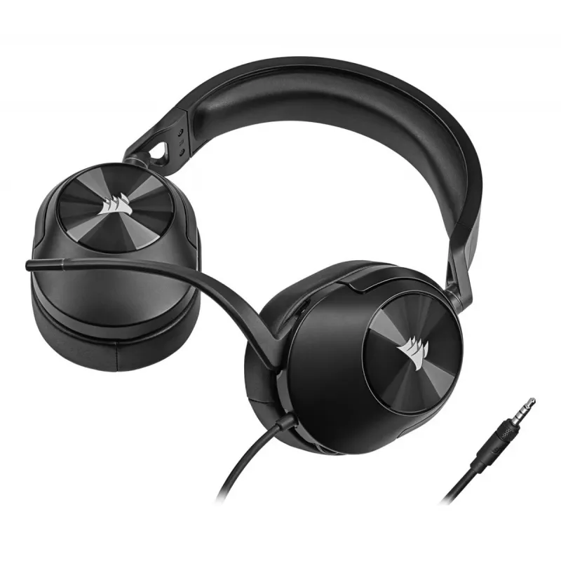 CORSAIR herná náhlavná súprava Hs55 – 3,5 mm – stereo – carbon