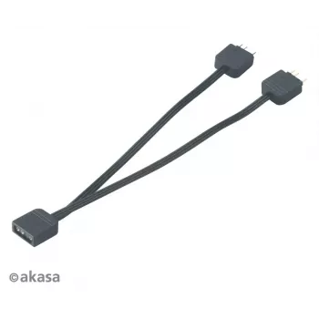 Addressable RGB LED rozbočovací kábel Akasa AK-CBLD08-12BK
